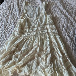 Free People Voile and Lace Trapeze Slip